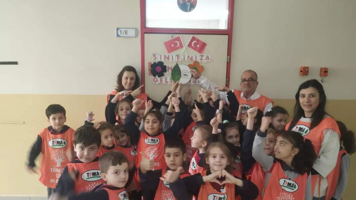 Cahit Zarifoğlu İlkokulu 1/E Sınıfı Öğrencileri TEMA Gönüllüsü Oldu